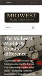 Mobile Screenshot of midwestmarbleandgranite.com